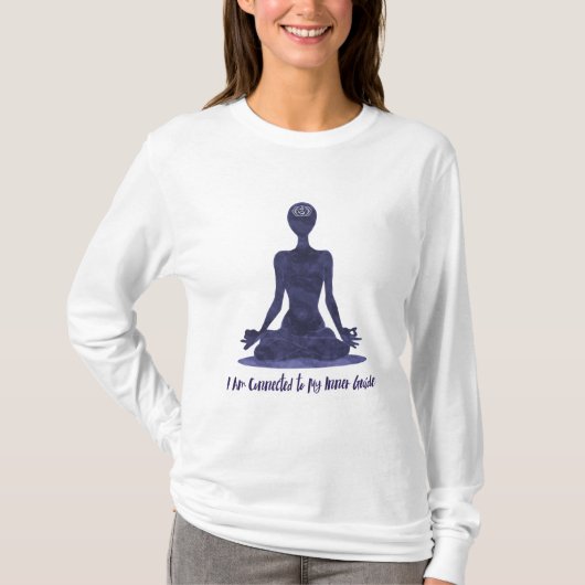 6e Chakra 3e oogwenk Ajna Te Shirt Inner Guide (Voorkant)