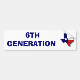 6E GENERATIE BUMPERSTICKER