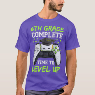 6e graad Complete Tijd tot Niveau Boys Gradua T-shirt