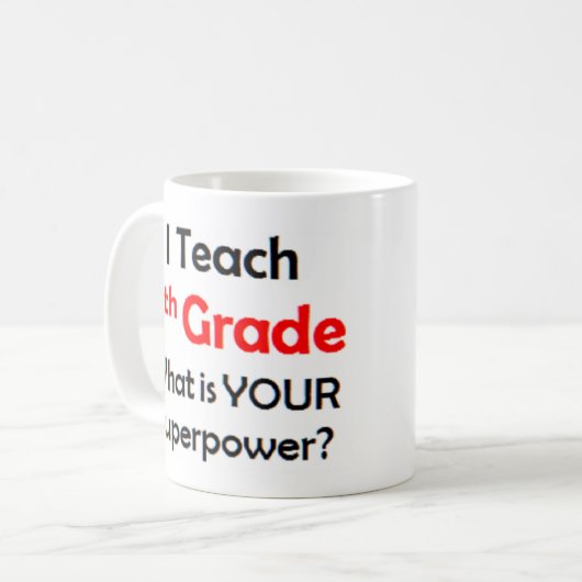 6e graad koffiemok (Voorkant links)