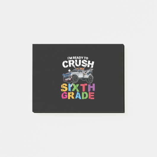 6e graad leraar breekt naar zesde klas post-it® notes (Voorkant)