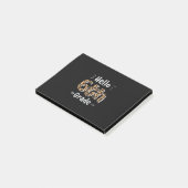 6e graad leraar Hallo zesde graad Post-it® Notes (Schuin)