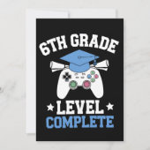 6e Graad Niveau Complete Gamer Gaming Afstuderen Kaart (Voorkant)