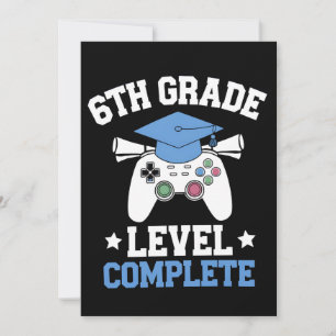 6e Graad Niveau Complete Gamer Gaming Afstuderen Kaart