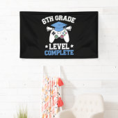 6e Graad Niveau Complete Gamer Gaming Afstuderen Spandoek (Insitu)