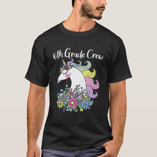 6e graad van het personeel terug naar school unico t-shirt (Voorkant)