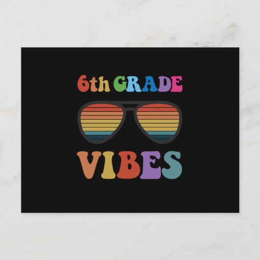 6e graad Vibes Briefkaart (Voorkant)