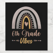 6e graad vibes regenboog Zesde graad Terug naar sc Wijn Etiket (Enkel label)