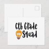 6e graadkwadraat briefkaart (Voorkant / Achterkant)