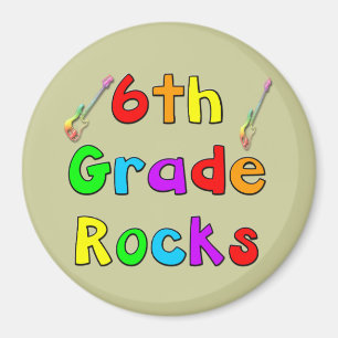 6e graads Rocks Magneet