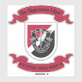 6e groep van speciale strijdkrachten (in de lucht) sticker (Vel)