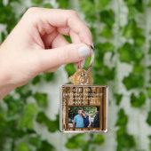 6e Huwelijk Jubileum Gift voor Man, Elk Jaar Sleutelhanger (Hand)