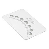 6e ijzeren trouwdag cadeau magneet (Rechterzijde)