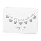 6e ijzeren trouwdag cadeau magneet (Horizontaal)