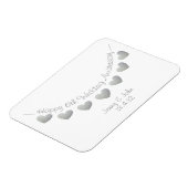 6e ijzeren trouwdag cadeau magneet (Linkerzijde)