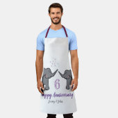 6e ijzeren trouwdag schattig olifant schort (Gedragen)