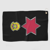6e Infanteriedivisie Patch Insigne Golfhanddoek (Horizontaal)