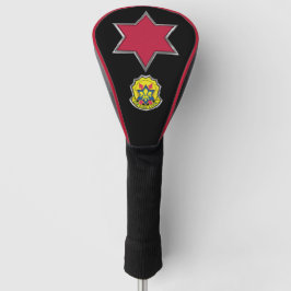 6e infanteriedivisie "Red Star" Golf Head Hoesje Golfheadcover