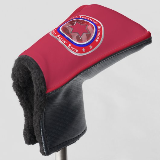6e Infanteriedivisie “Rode Ster” Golfheadcover (3/4 voorkant)