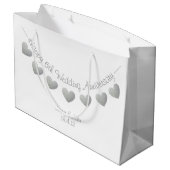 6e Iron Wedding Jubileum cadeau tas Groot Cadeauzakje (Achterkant Gekanteld)