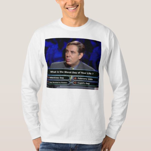 6e jaarlijkse antiValentijnsdag T-shirt (Voorkant)