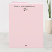 6e Jubileum, ijzer en suiker Kaart (Achterkant)