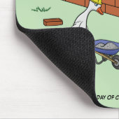 6e kerstdag (Zes ganzen a-Laying) Mousepad Muismat (Hoek)