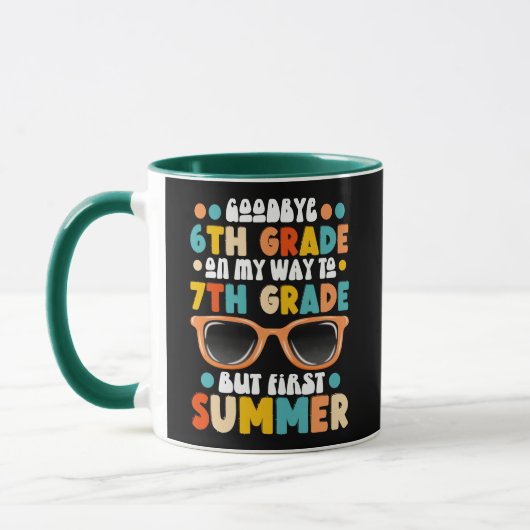 6e klas Afstuderen naar 7e klas maar eerste zomer Mok (Links)
