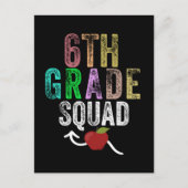 6e klas briefkaart (Voorkant)