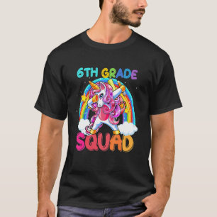 6e klas buis Unicorn Cute Back to Schoo T-shirt