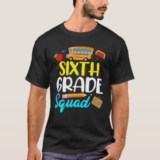 6e klas docent student Hallo terug naar school T-shirt