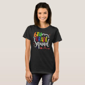 6e klas docent student terug naar school t-shirt (Voorkant volledig)