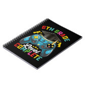 6e klas niveau complete Afstuderen gaming gamer Notitieboek (Linkerzijde)