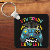 6e klas niveau complete Afstuderen gaming gamer Sleutelhanger (Voorkant)