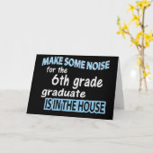 6e klas school Afstuderen gefeliciteerd Kaart (Gele Bloem)