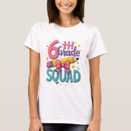 6e klas Squad Terug naar School T-shirt