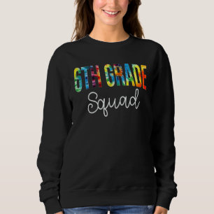 6e klas squad tie-dye waarderingsdag terug naar S Trui