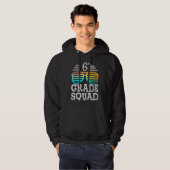 6e klas team bemanning terug naar school hoodie (Voorkant volledig)
