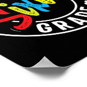 6e klas terug naar school jongens meisjes leraar poster (Hoek)