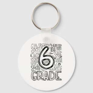 6e klas typografie team Kinder docent CK to Sleutelhanger