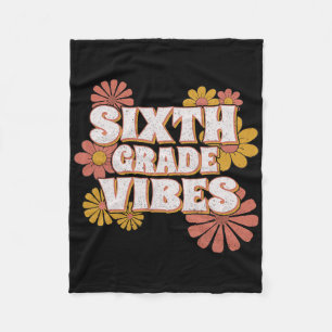 6e klas Vibes terug naar school voor leraar S Fleece Deken