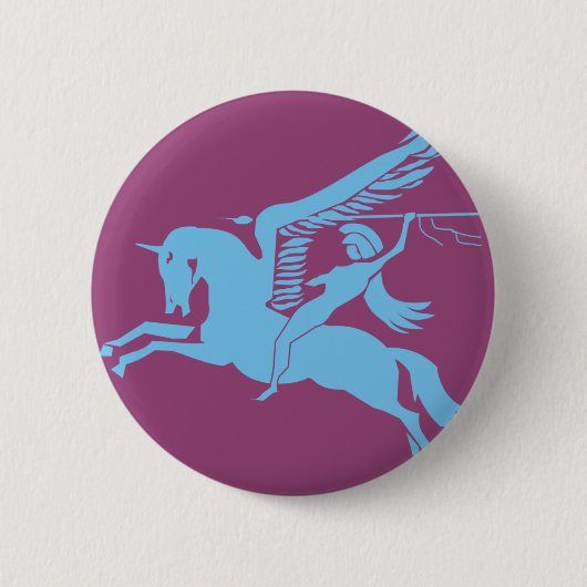 6e luchthaven ronde button 5,7 cm (Voorkant)