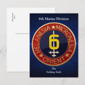 6e mrt. Div Briefkaart (Voorkant / Achterkant)