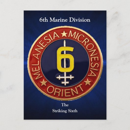 6e mrt. Div Briefkaart (Voorkant)
