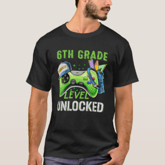 6e schooljaar zonder vergrendelde kledij op eerste t-shirt