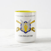 6E SQUADRON 17E CAVALRY RECON 4E INFANTRY  TWEEKLEURIGE KOFFIEMOK (Center)