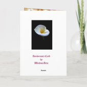 6e trouwdag kaart - Lily (Achterkant)