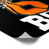 6e verjaardag Basketball Jongen 6 jaar oud Basketb Poster (Hoek)