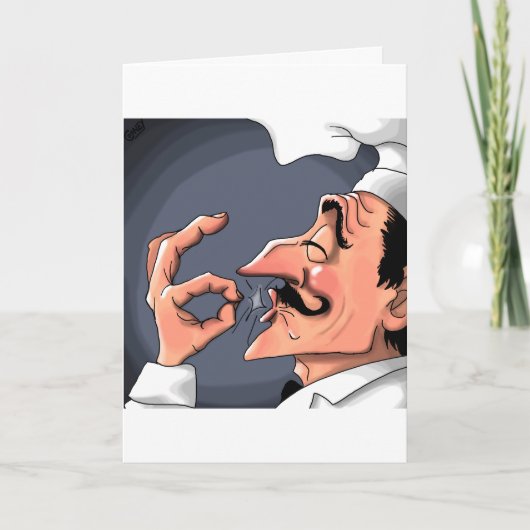 6e verjaardag Chef Kaart (Voorkant)