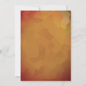 6e verjaardag Custom Terracotta Gold Abstract 2024 Kaart (Achterkant)